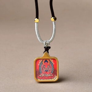 amitabha buddha mini gold tone titanium thangka pendant6 8.jpg