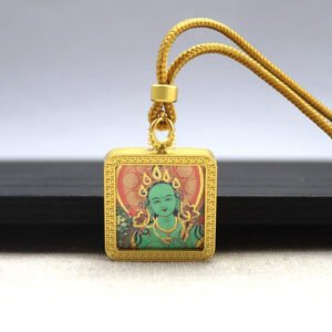 import placeholder for green tara mini square gold tibetan than 298381275