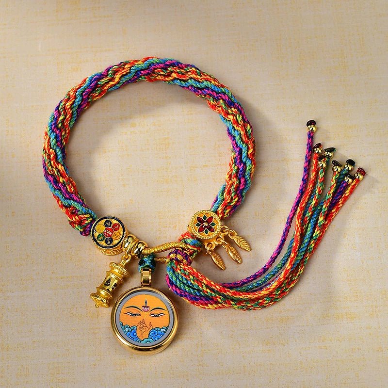 manjushri bodhisattva eye of wisdom handwoven tibetan thangka blessing bracelet7 41.jpg manjushri bodhisattva eye of wisdom handwoven tibetan thangka blessing bracelet7 41.jpg