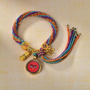 Home red jambhala eye of wisdom handwoven tibetan thangka blessing bracelet7 10.jpg