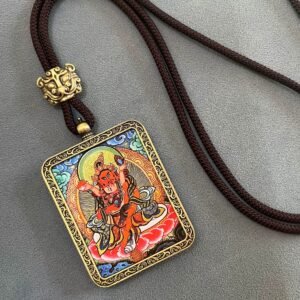 import placeholder for red jambhala god of wealth handmade tibe 298381379