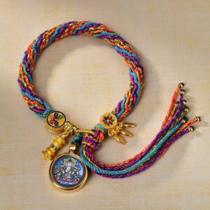 Home vairocana buddha handwoven tibetan thangka blessing bracelet7 6.jpg