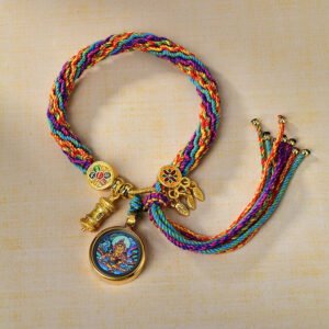 import placeholder for yellow jambhala god of wealth handwoven 299036805