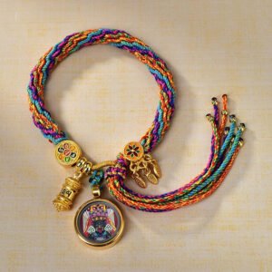 Home import placeholder for zashi lhamo god of wealth handwoven tibe 299036810