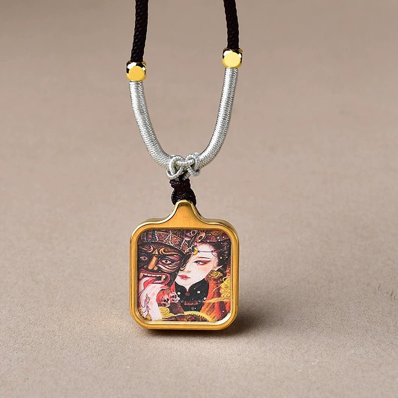 zakhi lhamo past and present life mini gold tone titanium thangka pendant6 13.jpg zakhi lhamo past and present life mini gold tone titanium thangka pendant6 13.jpg